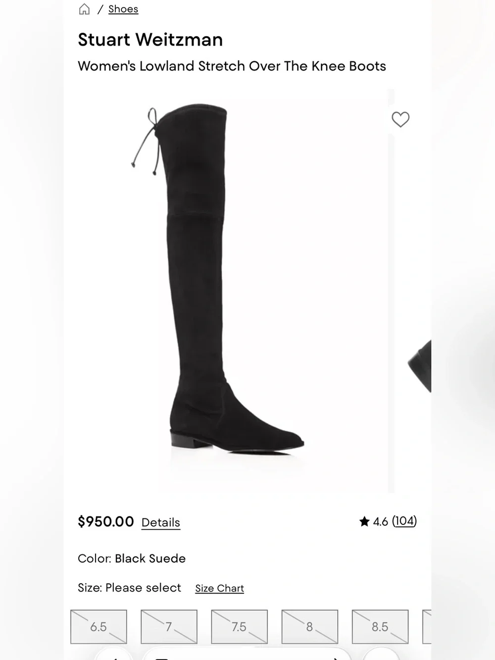 Stuart Weitzman Women's Lowland Stretch Over The Knee Boots